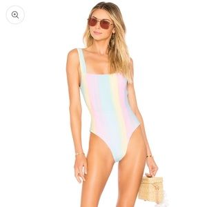 Tularosa Karmen One Piece in Pastel Rainbow - Size XS